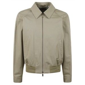 Burberry Zip-Front Coat With Ribbed Detail - NWT